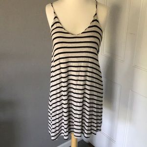 White and Black Tank-dress
